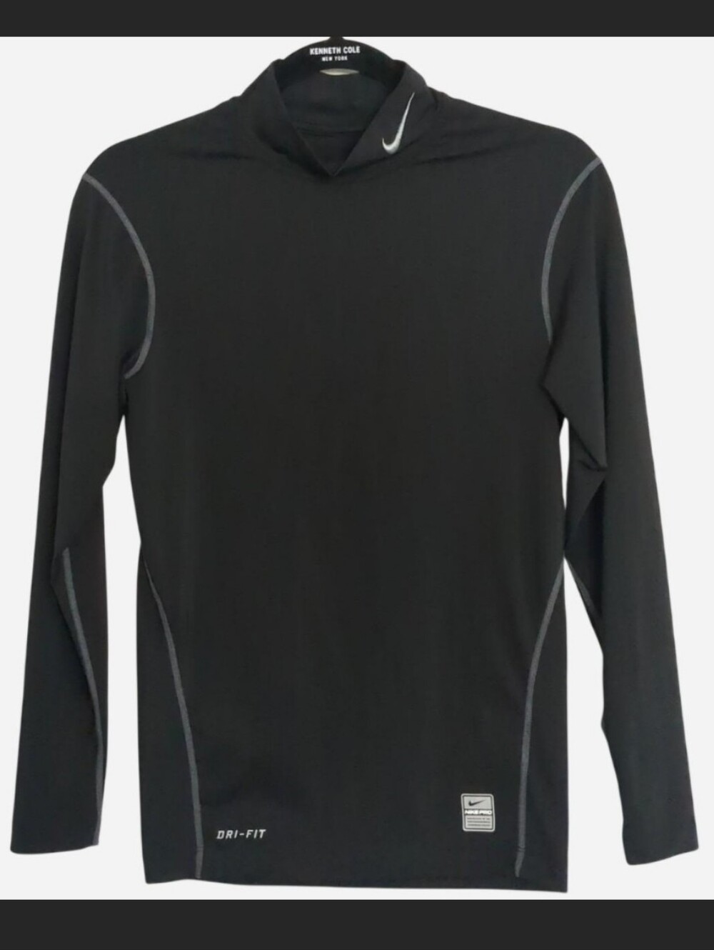 ✦ BLACK NIKE PRO DRI-FIT COMPRESSION MOCK NECK MEN'S MEDIUM✦